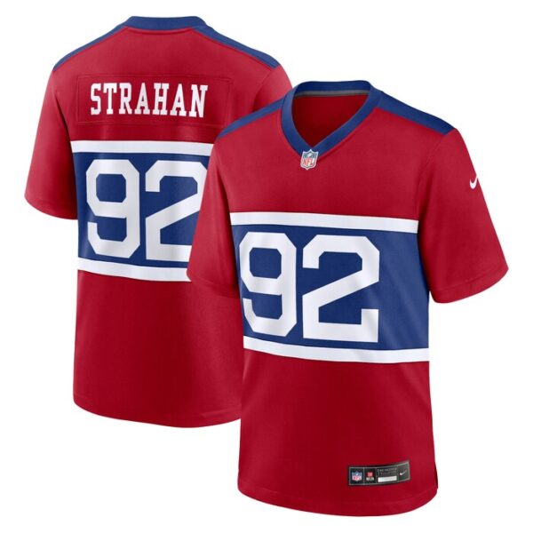 Michael Strahan New York Giants Alternate Retired Player Game Jersey - Century Red