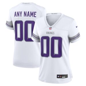 Minnesota Vikings Women Alternate Custom Game Jersey - White