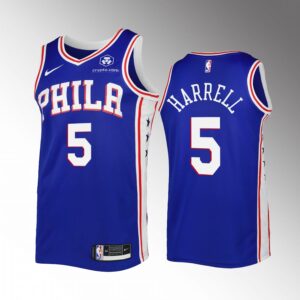 Montrezl Harrell Philadelphia 76ers #5 Blue Jersey Icon Edition Swingman