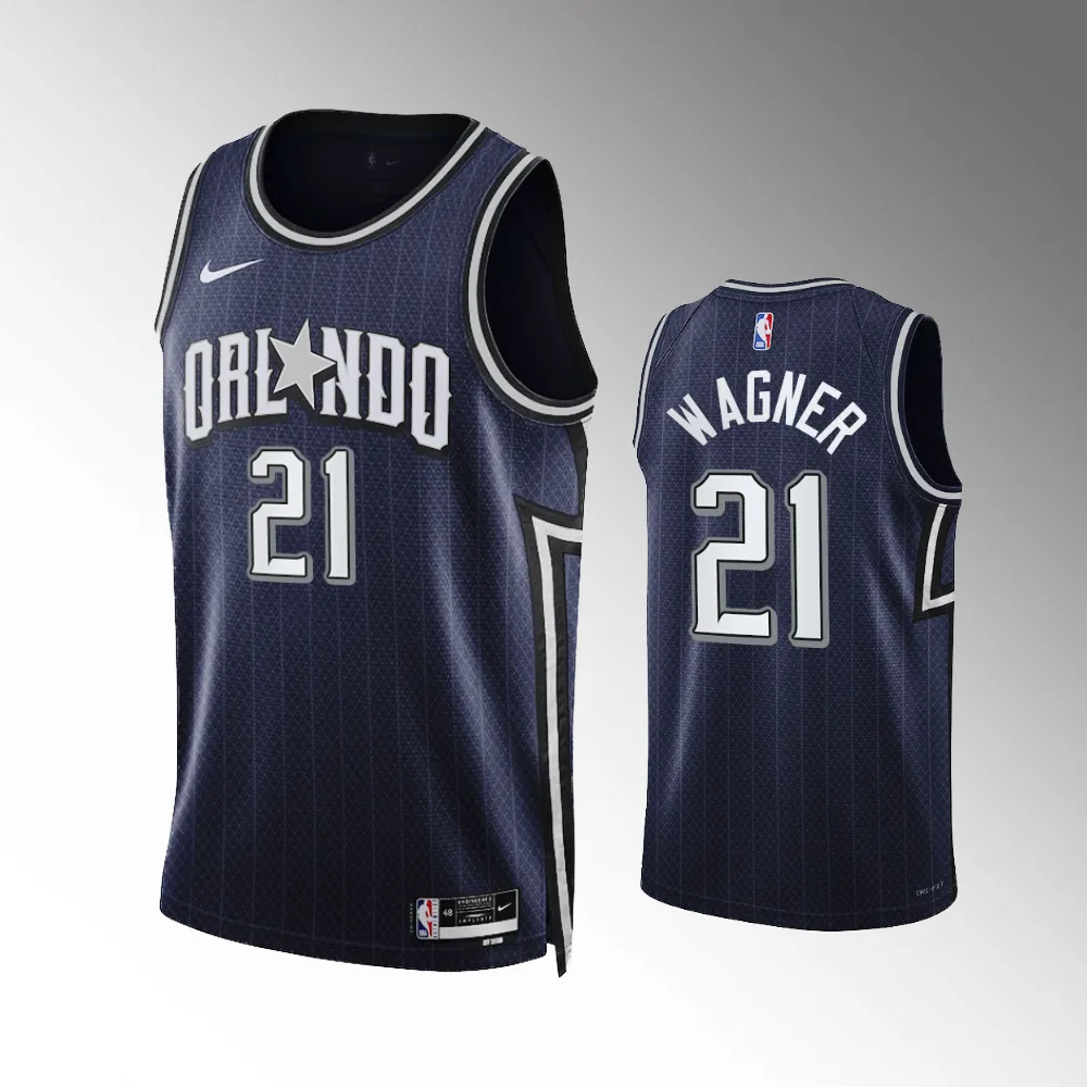 Moritz Wagner #21 Swingman Orlando Magic 2023-24 City Edition Jersey - Navy