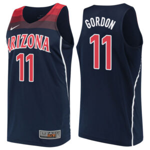 NCAA Arizona Wildcats #11 Aaron Gordon Navy College Performance Basketball Jersey