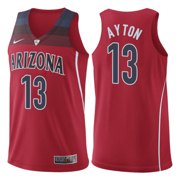 NCAA Arizona Wildcats #13 Deandre Ayton Red College Performance Basketball Jersey