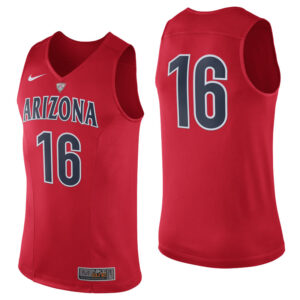 NCAA Arizona Wildcats #16 Red Hyper Elite College Basketball Jersey