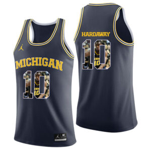 NCAA Michigan Wolverines #3 Trey Burke Gold Player Color Photo Basketball Jersey