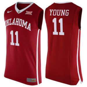 NCAA Oklahoma Sooners #11 Trae Young Crimson College Performance Basketball Jersey