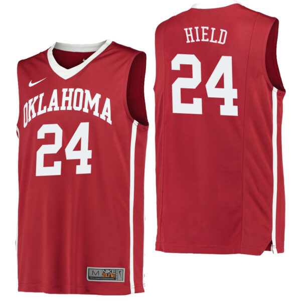 NCAA Oklahoma Sooners #24 Buddy Hield Red College Performance Basketball Jersey