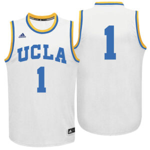 NCAA UCLA Bruins #1 White College Basketball Jersey