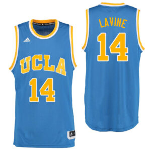 NCAA UCLA Bruins #14 Zach Lavine Blue College Basketball Jersey