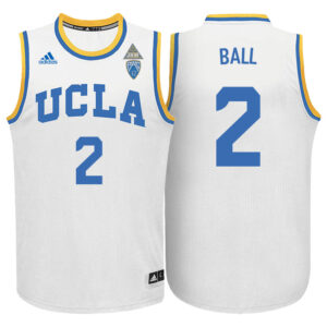 NCAA UCLA Bruins #2 Lonzo Ball White College Basketball Jersey