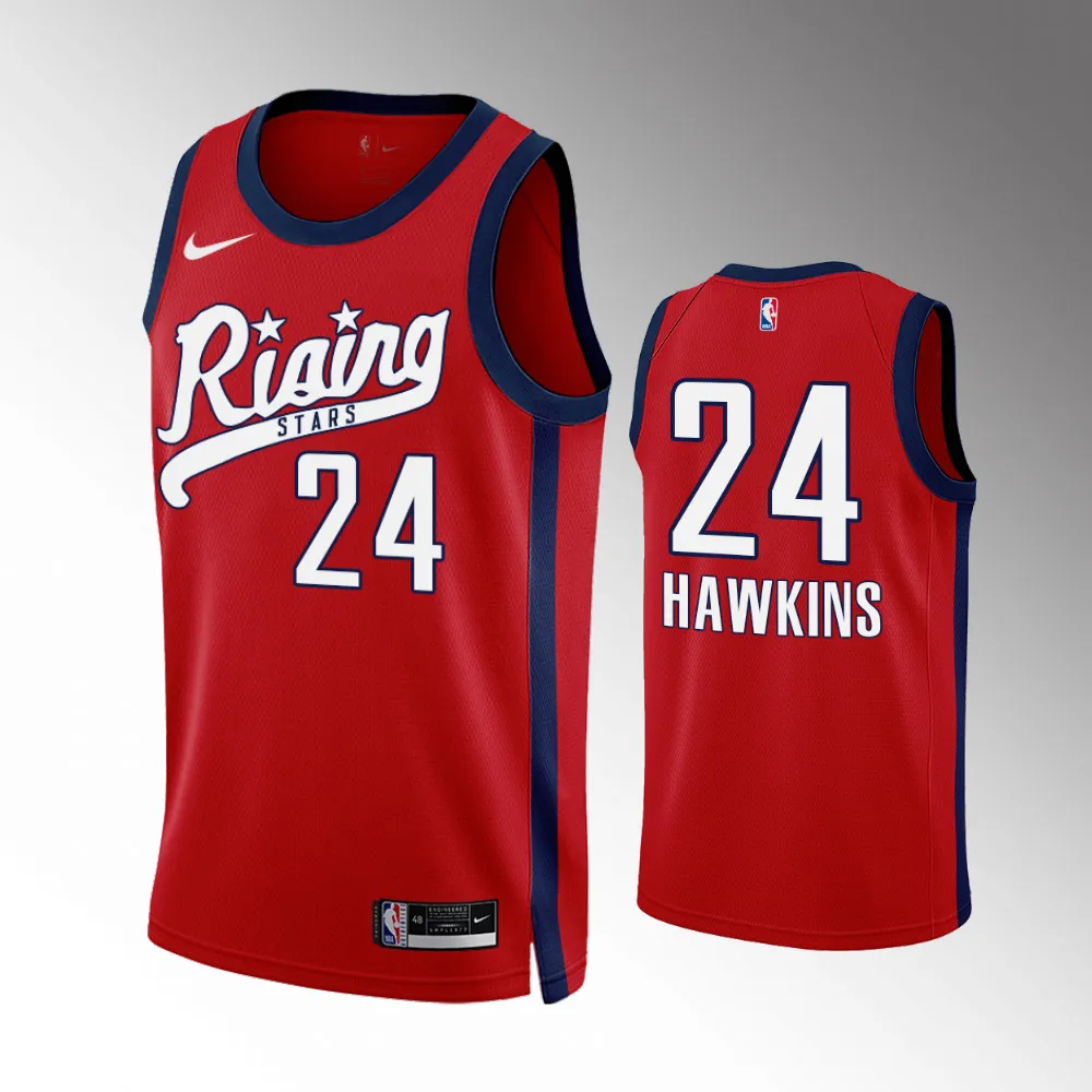 New Orleans Pelicans 2024 Panini Rising Stars Red Jordan Hawkins Jersey