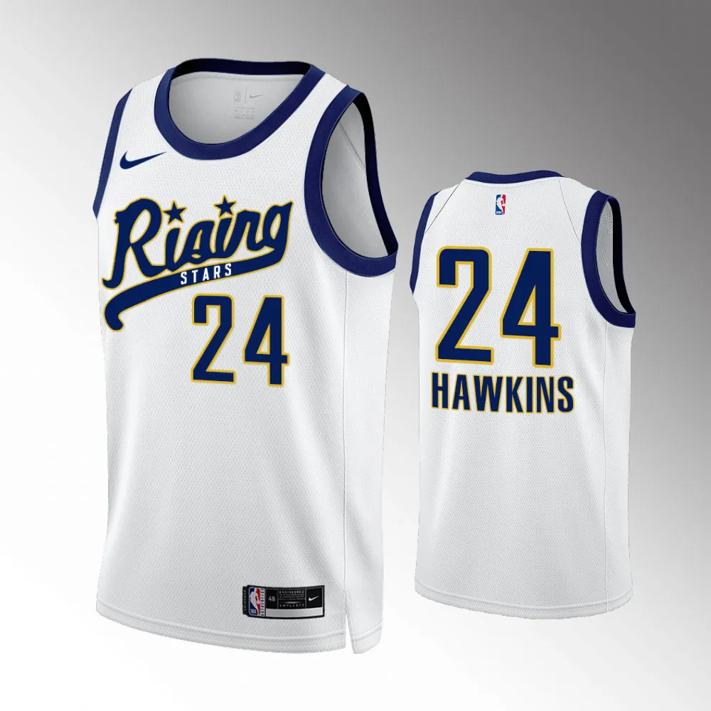 New Orleans Pelicans 2024 Panini Rising Stars White Jordan Hawkins Jersey