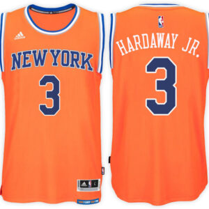 New York Knicks #3 Tim Hardaway Jr. Alternate Orange New Swingman Jersey