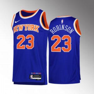 New York Knicks Mitchell Robinson #23 Blue Icon Edition Jersey 2022-23 Swingman