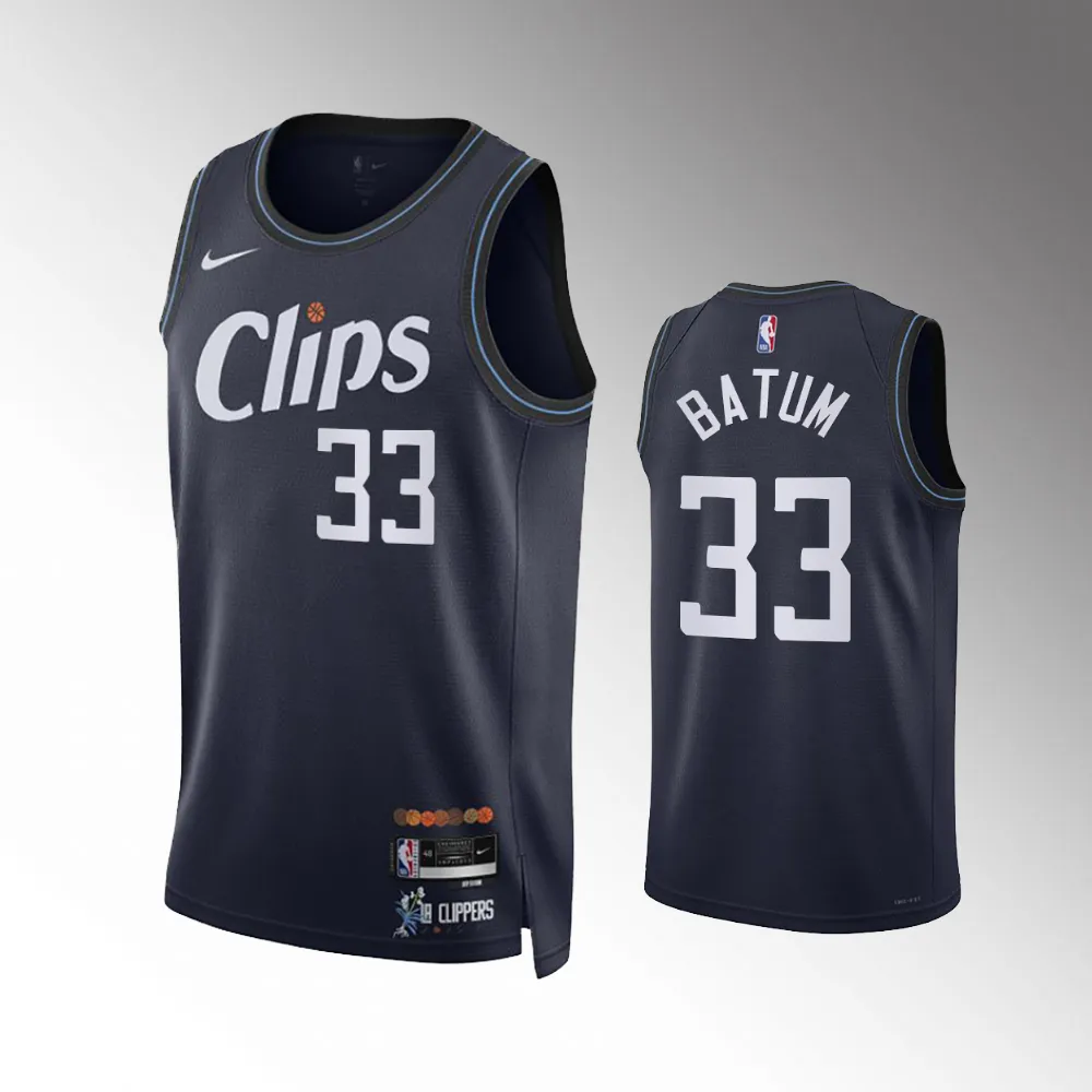 Nicolas Batum #33 Swingman Los Angeles Clippers 2023-24 City Edition Jersey - Navy