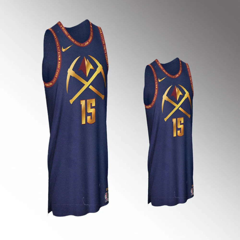 Nikola Jokic #15 Concept Series Denver Nuggets 2023-24 City Edition Jersey - Navy