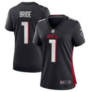 Number 1 Bride Atlanta Falcons Women Game Jersey - Black