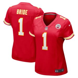 Number 1 Bride Kansas City Chiefs Women Game Jersey - Red