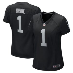 Number 1 Bride Las Vegas Raiders Women Game Jersey - Black