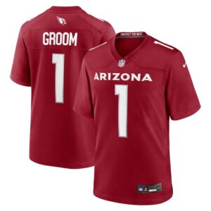 Number 1 Groom Arizona Cardinals Game Jersey - Cardinal