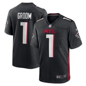 Number 1 Groom Atlanta Falcons Game Jersey - Black