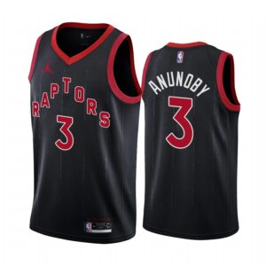 OG Anunoby Toronto Raptors Black Statement 2020-21 Jersey