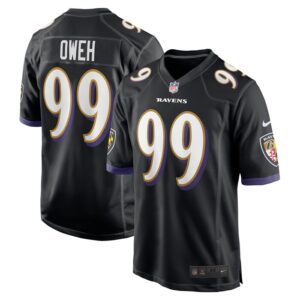 Odafe Oweh Baltimore Ravens Game Jersey - Black