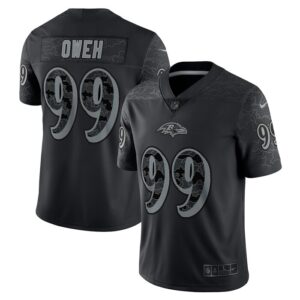 Odafe Oweh Baltimore Ravens RFLCTV Limited Jersey - Black