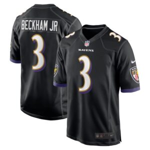 Odell Beckham Jr. Baltimore Ravens Alternate Game Jersey - Black