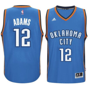 Oklahoma City Thunder #12 Steven Adams 2014-15 New Swingman Road Blue Jersey