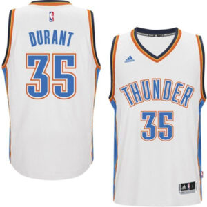 Oklahoma City Thunder #35 Kevin Durant 2014-15 New Swingman Home White Jersey