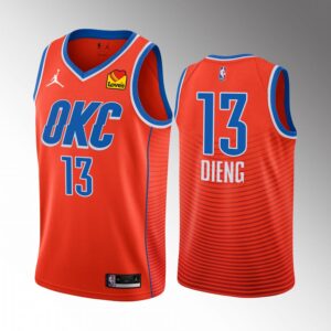 Oklahoma City Thunder Ousmane Dieng 2022-23 Statement Edition Orange #13 Jersey Swingman