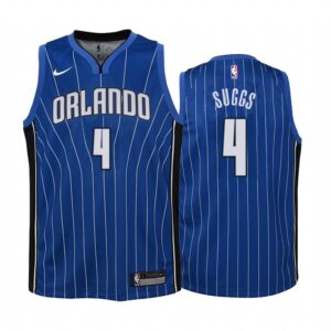 Orlando Magic Jalen Suggs Icon Edition Blue Youth Jersey 2021 NBA Draft #4