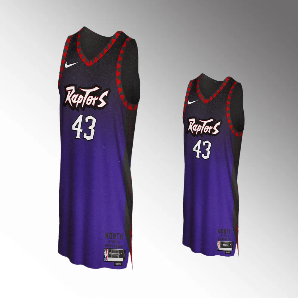 Pascal Siakam #43 Concept Series Toronto Raptors 2023-24 City Edition Jersey - Purple