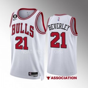 Patrick Beverley 2022-23 Chicago Bulls White #21 Association Edition Jersey Swingman