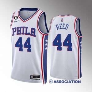 Paul Reed Philadelphia 76ers #44 White Jersey 2022-23 Association Edition Swingman