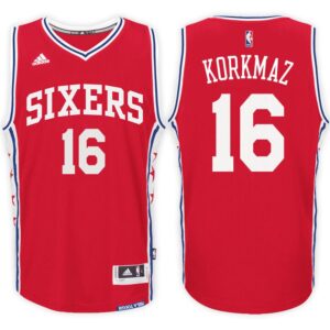 Philadelphia 76ers #16 Furkan Korkmaz Alternate Blue New Swingman Jersey