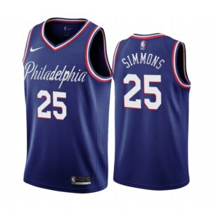 Philadelphia 76ers Ben Simmons Navy 2019-20 City New Uniform Jersey