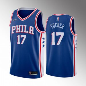 Philadelphia 76ers P.J. Tucker #17 Icon Edition Black Jersey