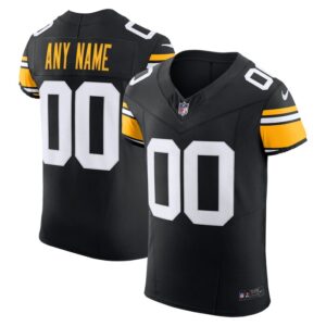 Pittsburgh Steelers Vapor F.U.S.E. Elite Custom Jersey - Black