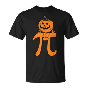 Pumpkin Pie Math Halloween Thanksgiving Pi Day Unisex T-Shirt