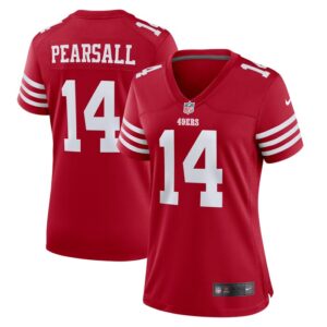 Ricky Pearsall San Francisco 49ers Women Team Game Jersey - Scarlet