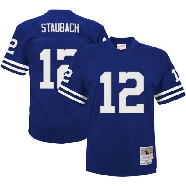 Roger Staubach Dallas Cowboys Mitchell & Ness Preschool 1971 Retired Player Legacy Jersey - Navy