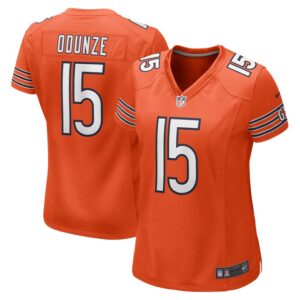 Rome Odunze Chicago Bears Women Alternate Game Jersey - Orange