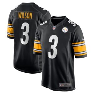 Russell Wilson Pittsburgh Steelers Game Jersey - Black