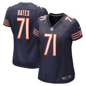 Ryan Bates Chicago Bears Women Game Jersey - Navy