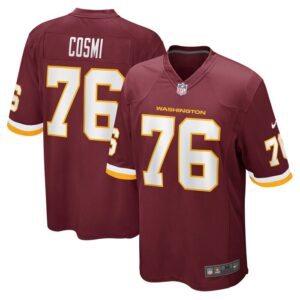 Sam Cosmi Washington Football Team Game Jersey - Burgundy