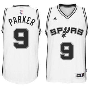 San Antonio Spurs #9 Tony Parker 2014-15 New Swingman Home White Jersey