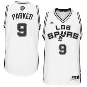 San Antonio Spurs #9 Tony Parker 2014-15 Noches Enebea Swingman Home White Jersey