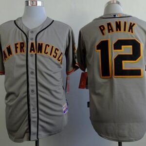 San Francisco Giants #12 Joe Panik Grey Road Cool Base Stitched MLB Jersey