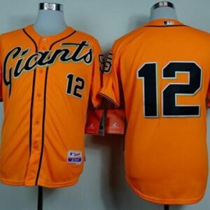 San Francisco Giants #12 Joe Panik Orange Alternate Cool Base Stitched MLB Jersey